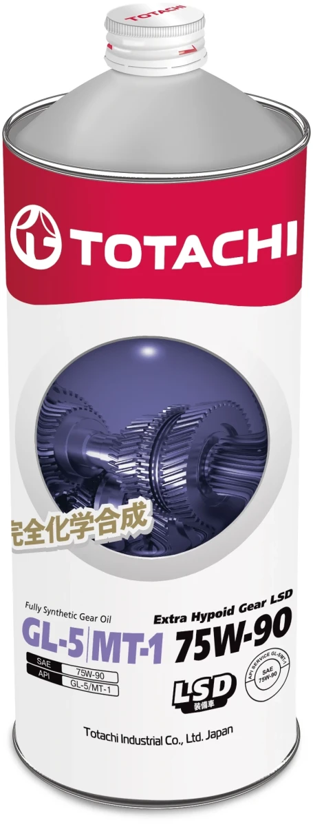 Трансмиссионное масло TOTACHI 75W-90 1л 4562374691919
