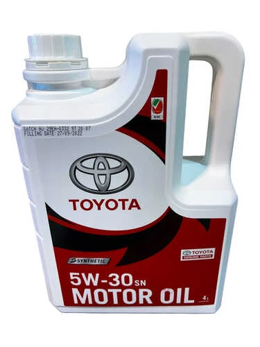 Изображение Масло моторное TOYOTA 5W-30 4л 0888083714 Масло моторное TOYOTA 5W-30 4л 0888083714