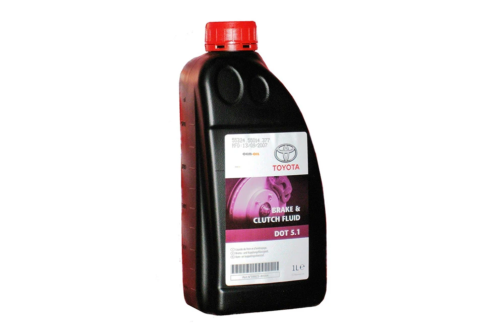 Изображение Жидкость тормозная TOYOTA DOT5.1 1л 0882380004 Жидкость тормозная TOYOTA DOT5.1 1л 0882380004