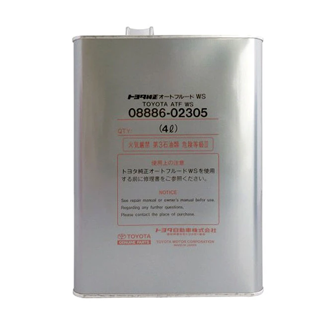 Трансмиссионное масло TOYOTA ATF WS 4л 888602305