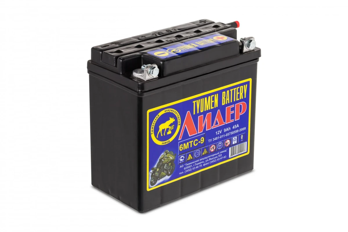 Аккумулятор 9 ач 95 а 150x86x105 мм TYUMEN BATTERY 6MTC-9