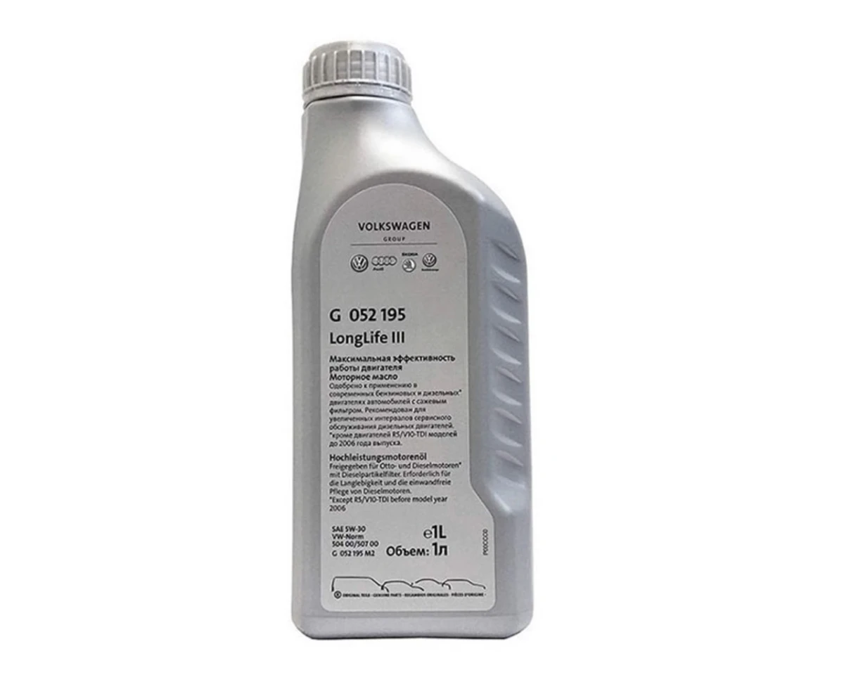 Изображение Масло моторное VAG 5W-30 1л G052195M2 Масло моторное VAG 5W-30 1л G052195M2