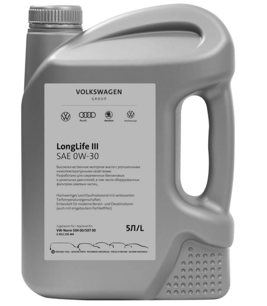 Масло моторное VAG 0W-30 5л GSKR52195M4