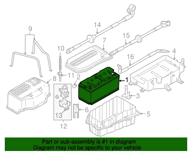Изображение Аккумулятор VAG 000915105CE Аккумулятор VAG 000915105CE