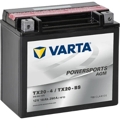 Аккумулятор 18 ач 250 а 177x88x156 мм 1 (+-) прямая VARTA 518902025