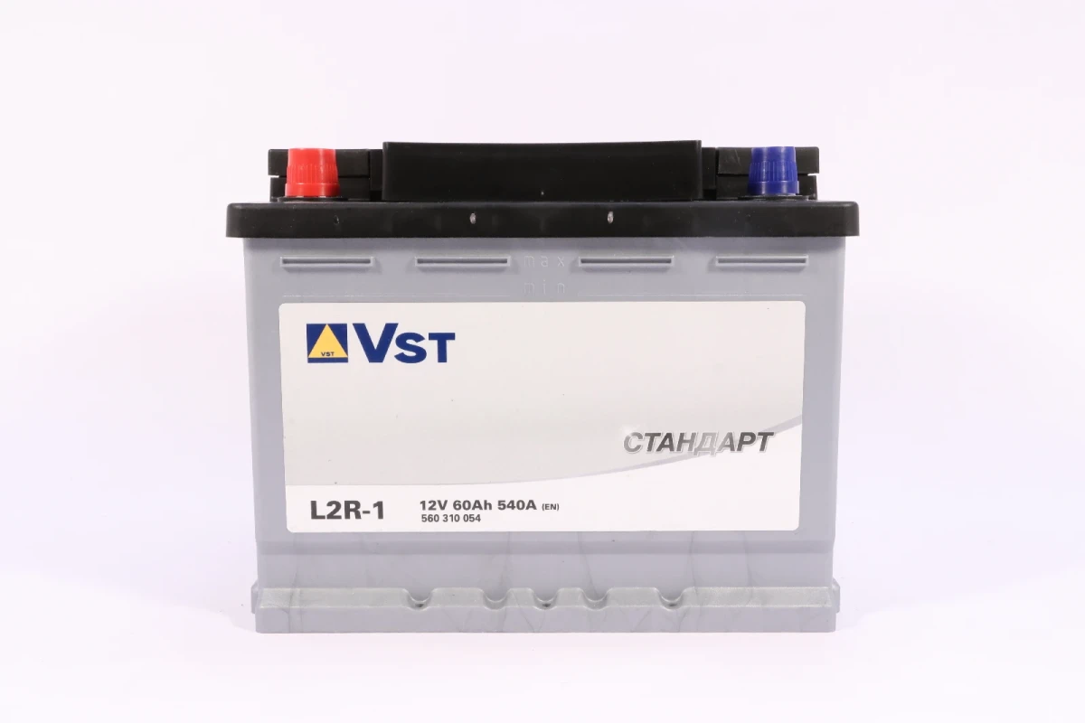 Изображение Аккумулятор 60 ач 540 а 278x175x190 мм 1 (+-) прямая VST 560310054 Аккумулятор 60 ач 540 а 278x175x190 мм 1 (+-) прямая VST 560310054