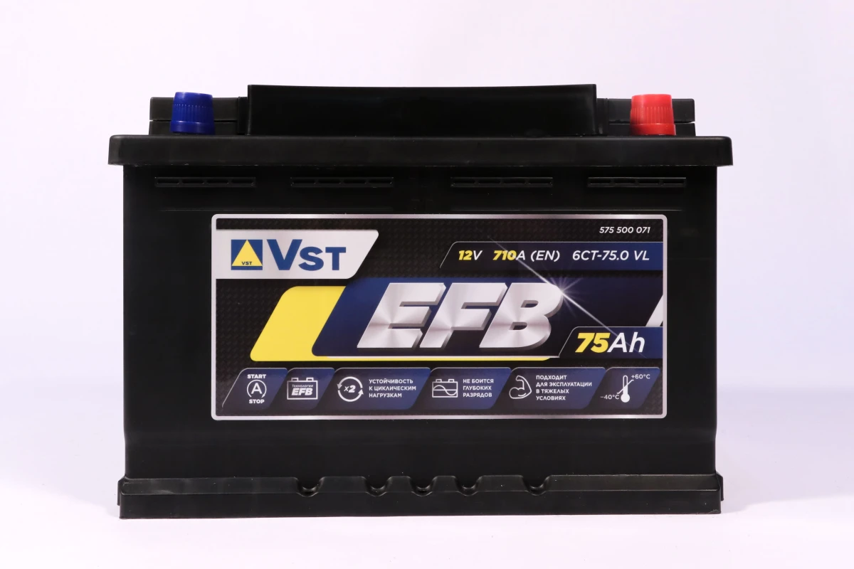 Изображение Аккумулятор 575500071 VST 575500071 Аккумулятор 575500071 VST 575500071