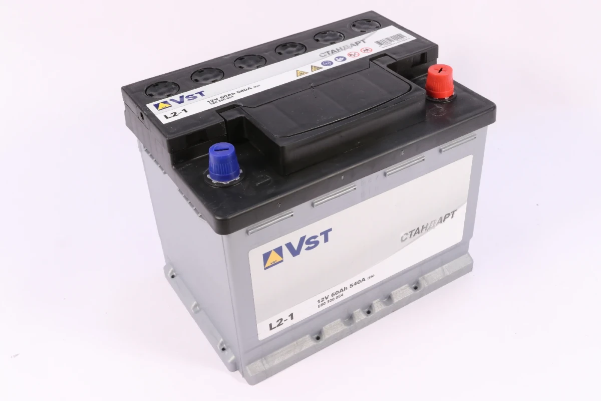 Изображение Аккумулятор 60 ач 540 а 242x175x190 мм 0 (-+) обратная VST 560300054 Аккумулятор 60 ач 540 а 242x175x190 мм 0 (-+) обратная VST 560300054