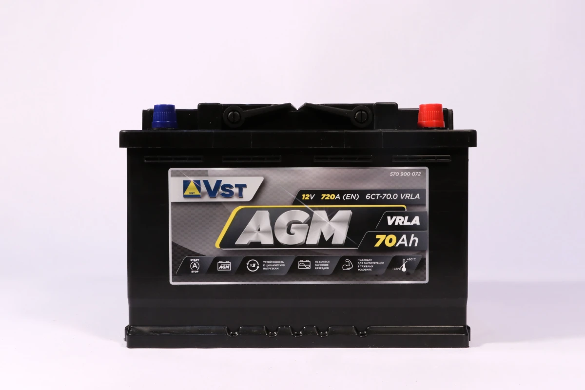 Изображение Аккумулятор 570900072 VST 570900072 Аккумулятор 570900072 VST 570900072
