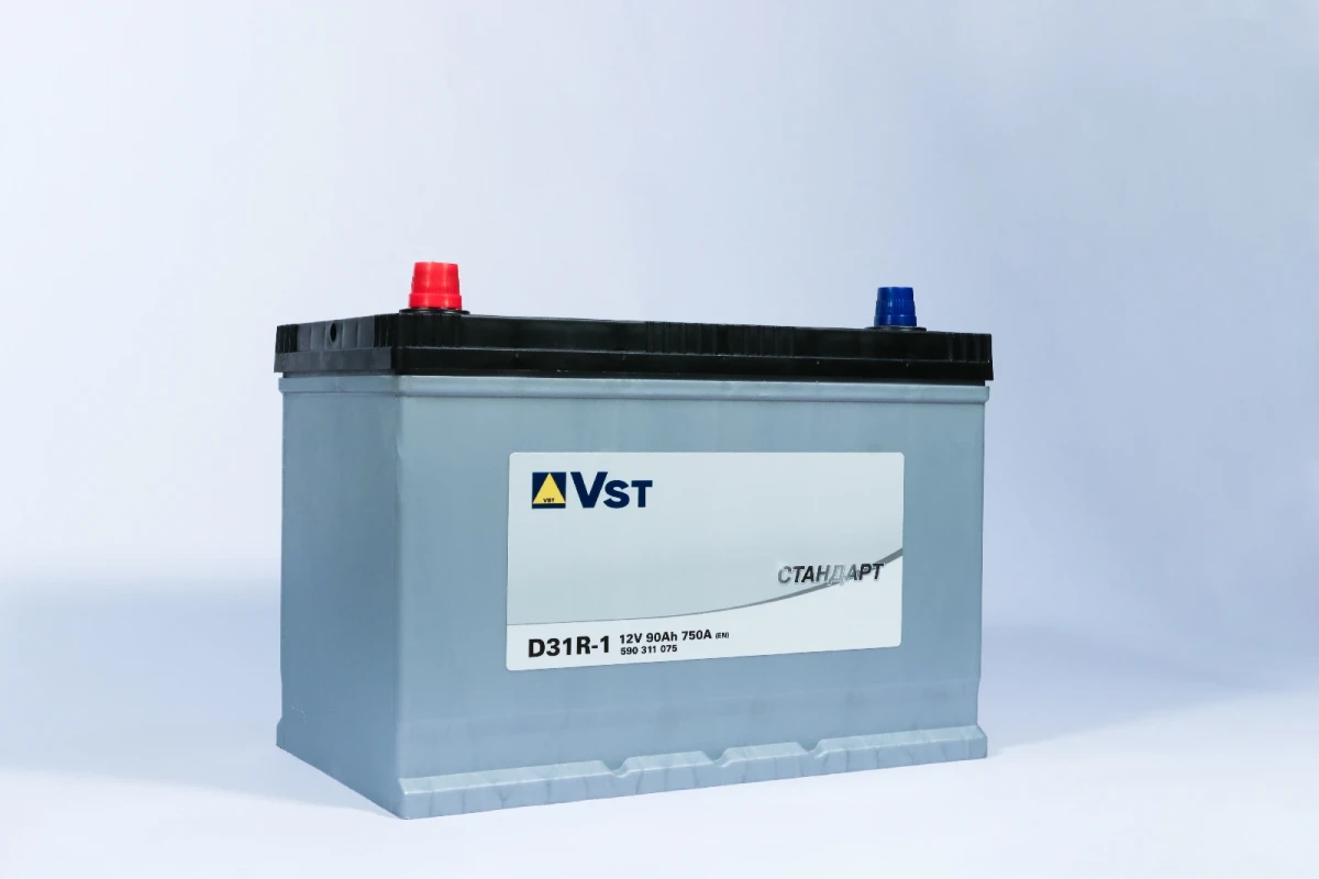 Аккумулятор 90 ач 750 а 305x171x222 мм 1 (+-) прямая VST 590311075