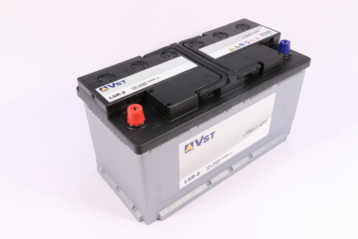 Изображение Аккумулятор 100 ач 820 а 353x175x190 мм 1 (+-) прямая VST 600310082 Аккумулятор 100 ач 820 а 353x175x190 мм 1 (+-) прямая VST 600310082