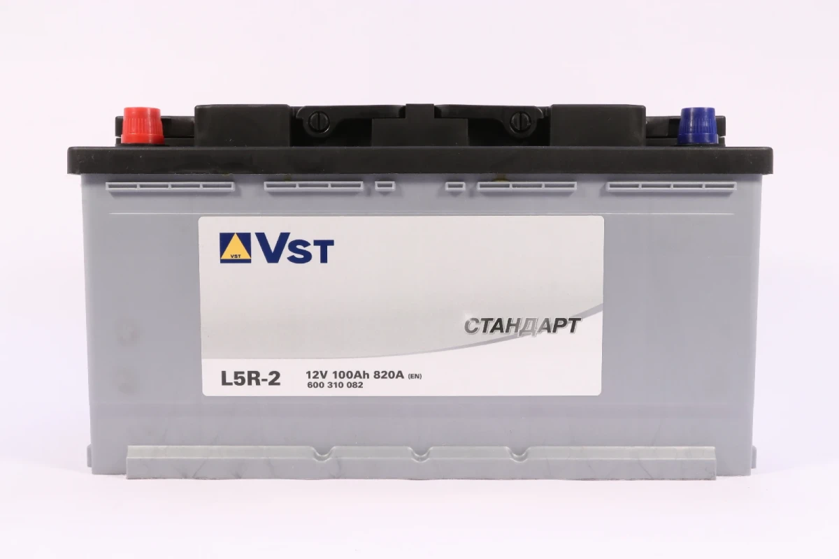 Изображение Аккумулятор 100 ач 820 а 353x175x190 мм 1 (+-) прямая VST 600310082 Аккумулятор 100 ач 820 а 353x175x190 мм 1 (+-) прямая VST 600310082