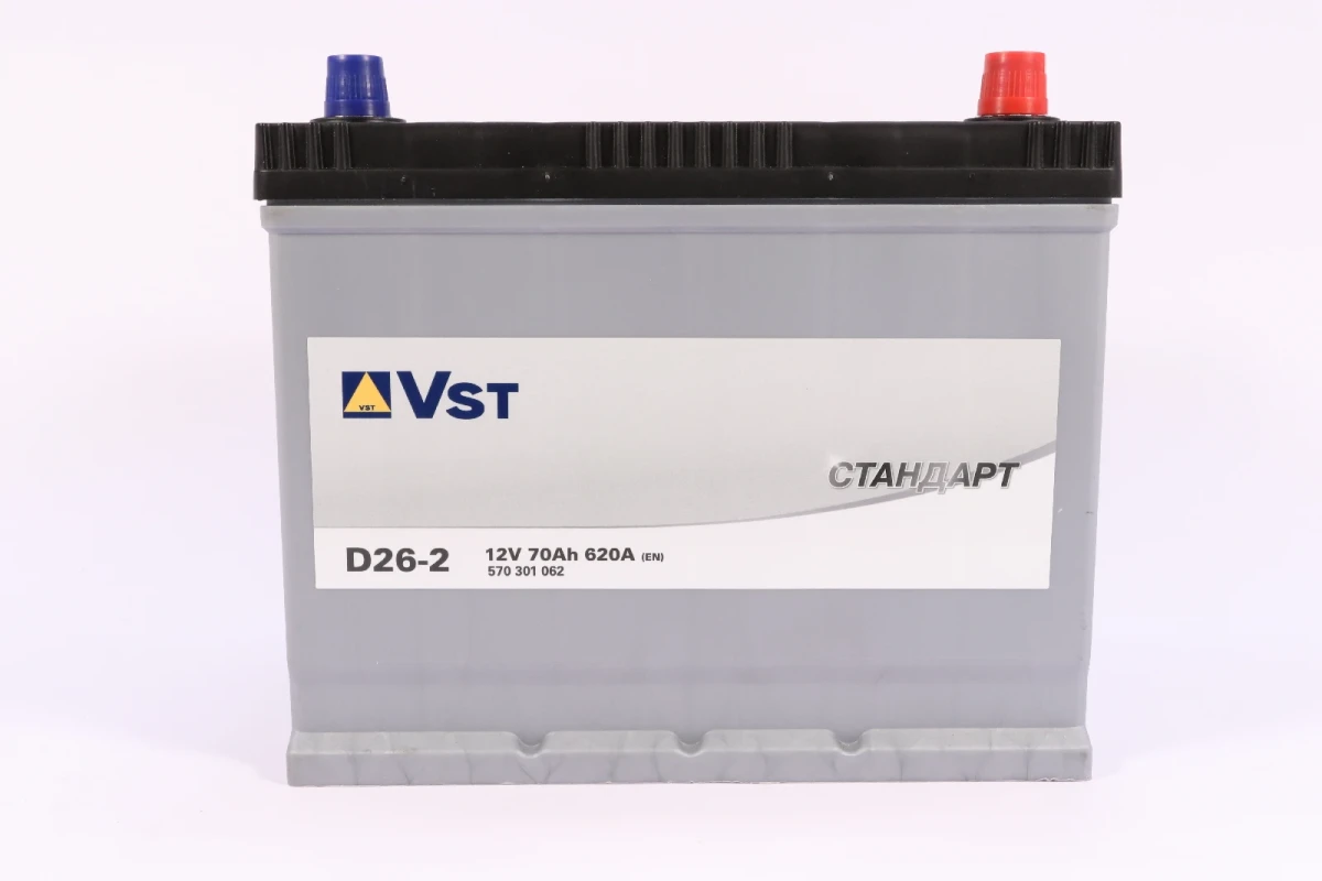 Изображение Аккумулятор 70 ач 620 а 258x174.5x223 мм 0 (-+) обратная VST 570301062 Аккумулятор 70 ач 620 а 258x174.5x223 мм 0 (-+) обратная VST 570301062