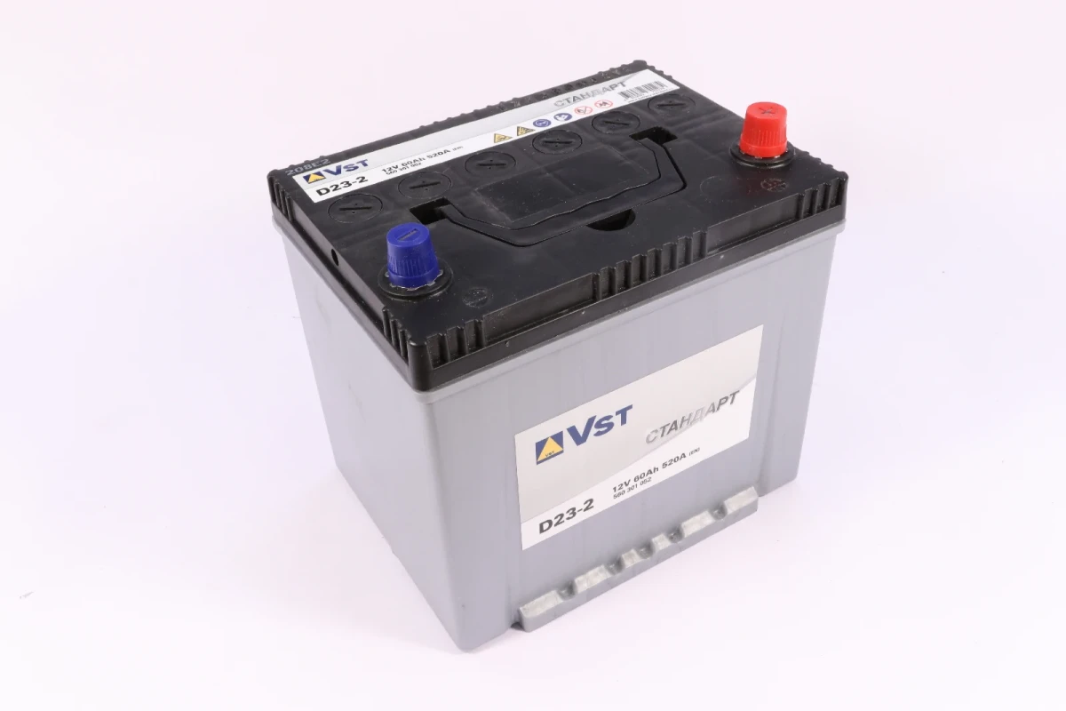 Изображение Аккумулятор 60 ач 520 а 230x175x223 мм 0 (-+) обратная VST 560301052 Аккумулятор 60 ач 520 а 230x175x223 мм 0 (-+) обратная VST 560301052