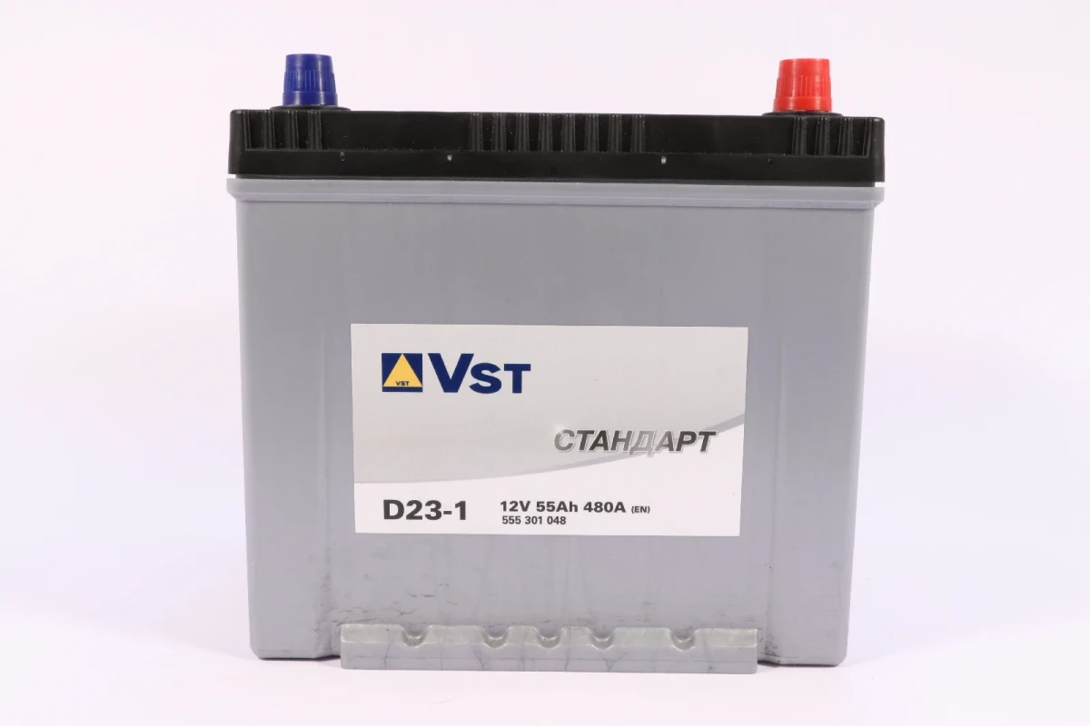 Изображение Аккумулятор 55 ач 480 а 230x175x223 мм 0 (-+) обратная VST 555301048 Аккумулятор 55 ач 480 а 230x175x223 мм 0 (-+) обратная VST 555301048