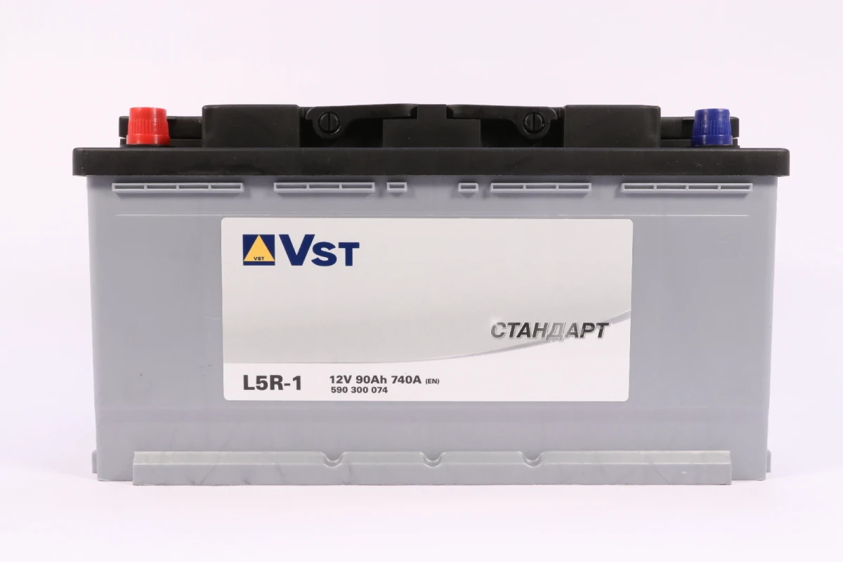 Изображение Аккумулятор 90 ач 740 а 353x175x190 мм 1 (+-) прямая VST 590300074 Аккумулятор 90 ач 740 а 353x175x190 мм 1 (+-) прямая VST 590300074