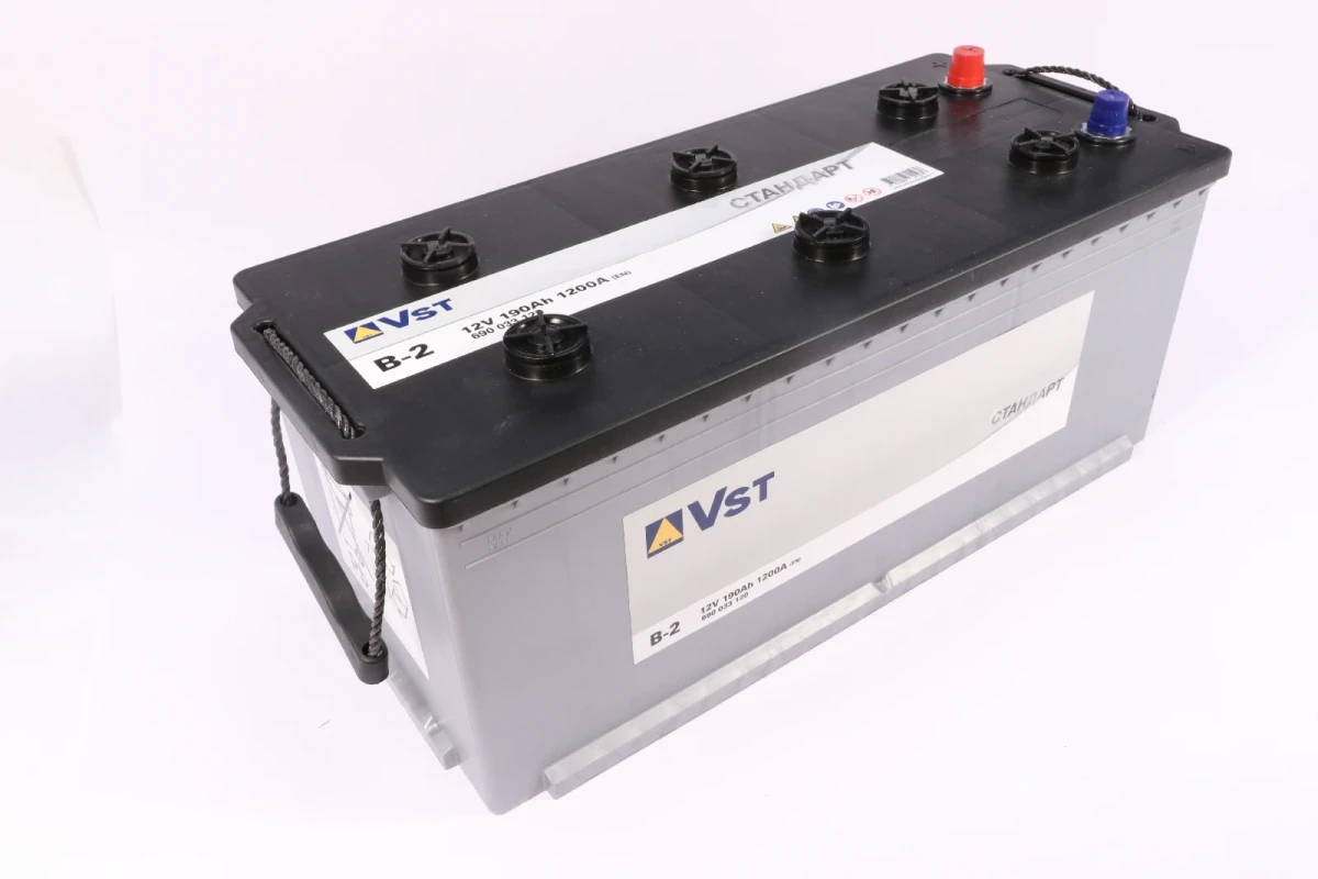 Изображение Аккумулятор 190 ач 1200 а 513x225x218 мм 0 (-+) обратная VST 690033120 Аккумулятор 190 ач 1200 а 513x225x218 мм 0 (-+) обратная VST 690033120