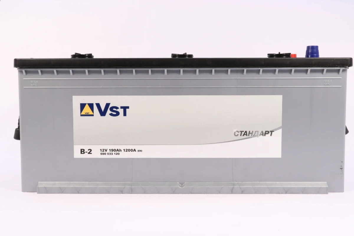 Изображение Аккумулятор 190 ач 1200 а 513x225x218 мм 0 (-+) обратная VST 690033120 Аккумулятор 190 ач 1200 а 513x225x218 мм 0 (-+) обратная VST 690033120