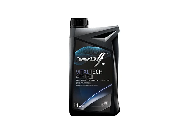 Изображение Трансмиссионное масло WOLF VITALTECH ATF DIII 1л 3006/1 Трансмиссионное масло WOLF VITALTECH ATF DIII 1л 3006/1