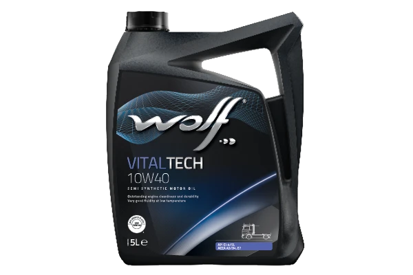 Изображение Масло моторное WOLF VITALTECH 10W-40 5л 14626/5 Масло моторное WOLF VITALTECH 10W-40 5л 14626/5