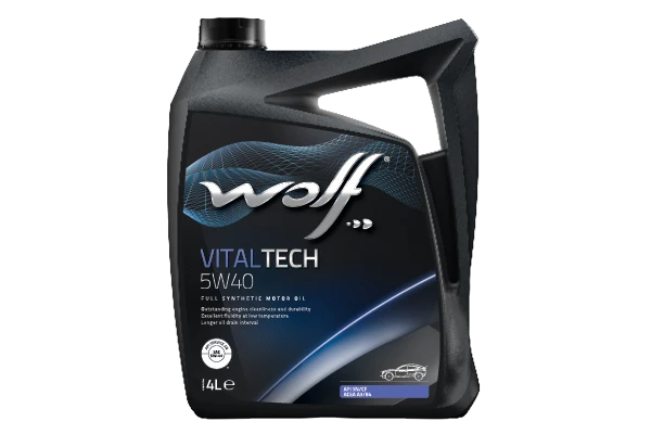 Изображение Масло моторное WOLF VITALTECH 5W-40 4л 16116/4 Масло моторное WOLF VITALTECH 5W-40 4л 16116/4
