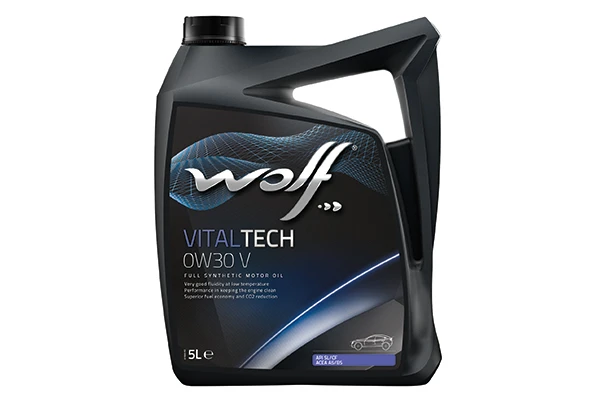 Изображение Масло моторное WOLF VITALTECH V 0W-30 5л 22105/5 Масло моторное WOLF VITALTECH V 0W-30 5л 22105/5