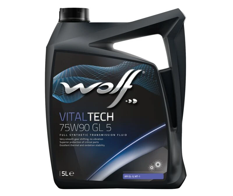 Изображение Трансмиссионное масло WOLF VITALTECH 75W-90 5л 8304002 Трансмиссионное масло WOLF VITALTECH 75W-90 5л 8304002