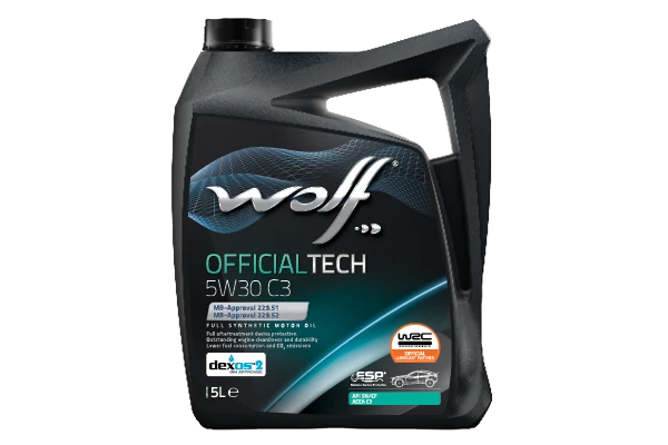 Изображение Масло моторное WOLF 5W-30 5л 65607/5 Масло моторное WOLF 5W-30 5л 65607/5