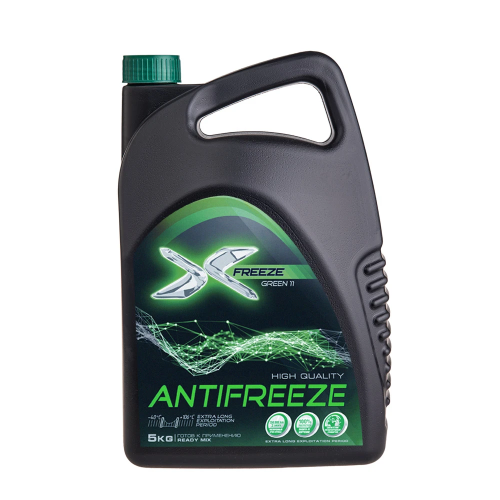 Изображение Антифриз зеленый Green 11 5 кг X-FREEZE 430206070 Антифриз зеленый Green 11 5 кг X-FREEZE 430206070