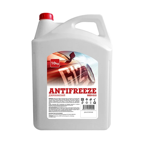 Антифриз красный 10 кг ДЗЕРЖИНСКИЙ ГОСТ 003 001 001 012