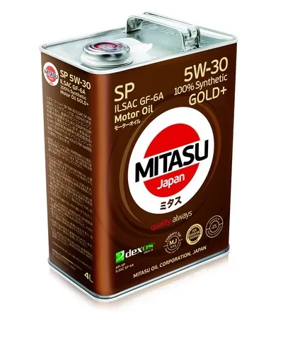 Масло моторное MITASU GOLD PLUS 5W-30 4л MJ-P01-4