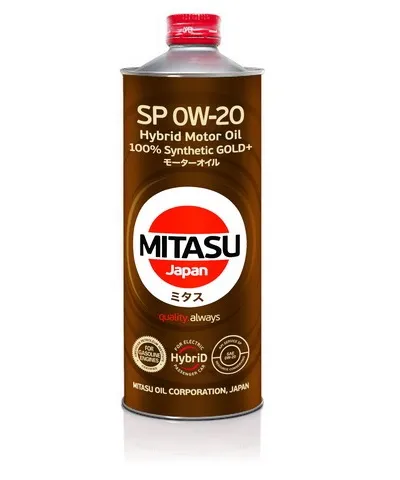 Масло моторное MITASU GOLD PLUS HYBRID 0W-20 1л MJ-P02H-1