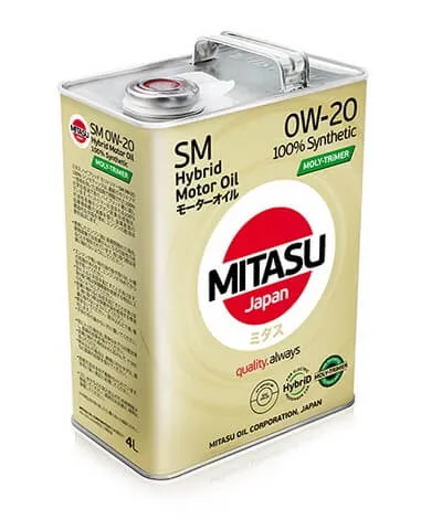 Масло моторное MITASU MOLY-TRIMER HYBRID 0W-20 4л MJ-M02-4