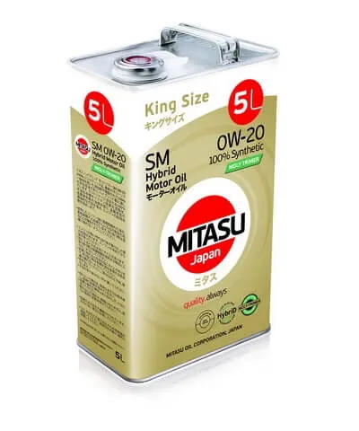 Масло моторное MITASU MOLY-TRIMER HYBRID 0W-20 5л MJ-M02-5