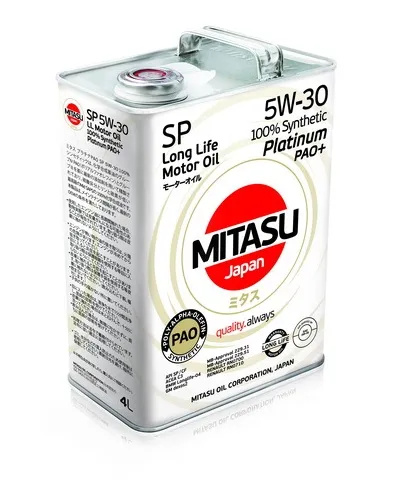 Масло моторное MITASU PLATINUM PAO 5W-30 4л MJ-111-4