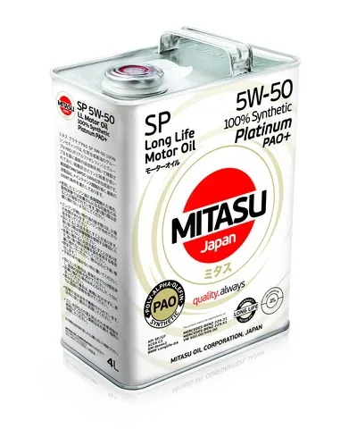 Масло моторное MITASU PLATINUM 5W-50 4л MJ-113-4