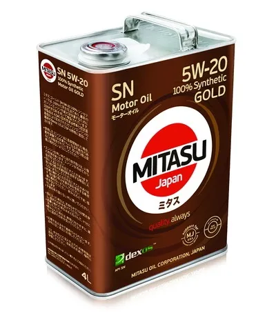 Масло моторное MITASU GOLD 5W-20 4л MJ-100-4