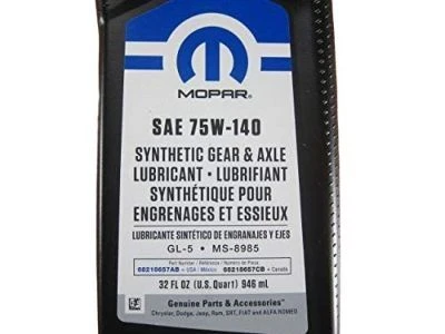 Изображение Трансмиссионное масло CHRYSLER SYNTHETIC GEAR & AXLE LUBRICANT 75W-140 л 68218657AB Трансмиссионное масло CHRYSLER SYNTHETIC GEAR & AXLE LUBRICANT 75W-140 л 68218657AB
