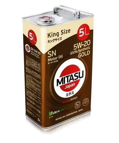 Масло моторное MITASU GOLD 5W-20 5л MJ-100-5