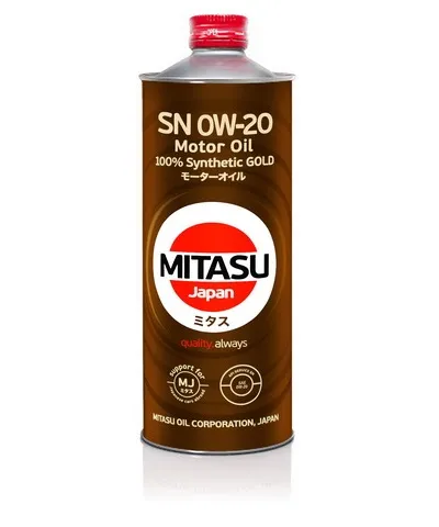 Масло моторное MITASU GOLD 0W-20 1л MJ-102-1