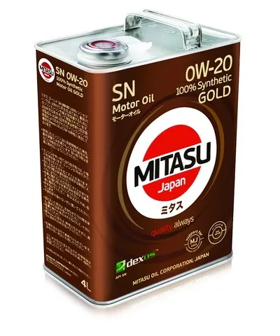 Масло моторное MITASU GOLD 0W-20 4л MJ-102-4