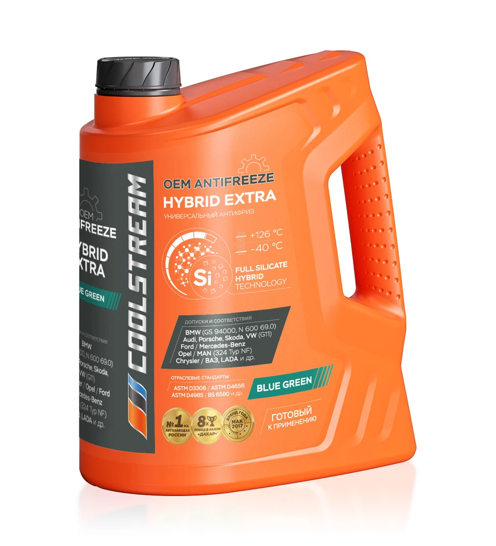 Антифриз HYBRID EXTRA син-зелёный 5 кг COOLSTREAM CS010802
