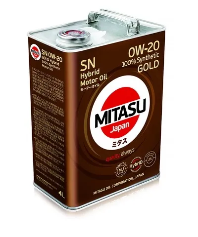 Масло моторное MITASU GOLD HYBRID 0W-20 4л MJ-102H-4