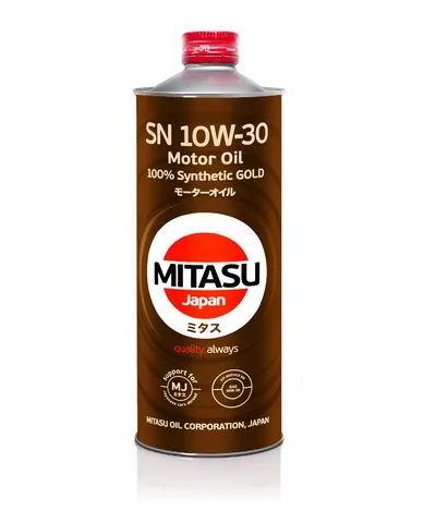 Масло моторное MITASU GOLD 10W-30 1л MJ-105-1