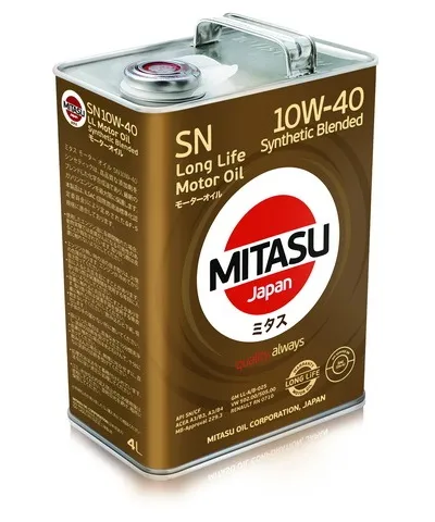 Масло моторное MITASU 10W-40 4л MJ-122A-4