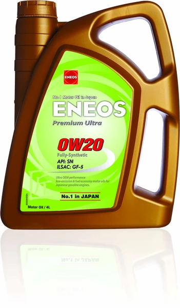 Масло моторное ENEOS 0W-20 4л 0W20 PREMIUM ULTRA 4L