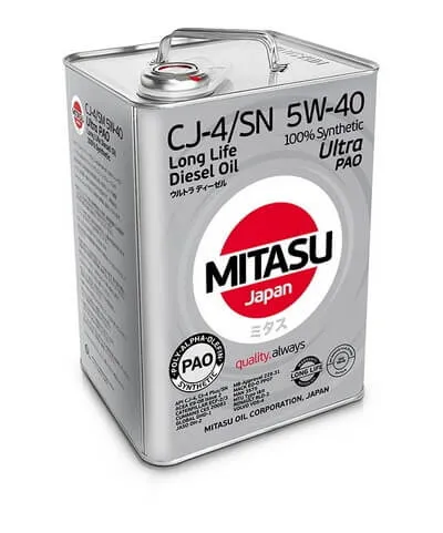 Масло моторное MITASU ULTRA DIESEL 5W-40 6л MJ-211-6