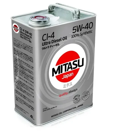 Масло моторное MITASU ULTRA DIESEL 5W-40 4л MJ-212-4
