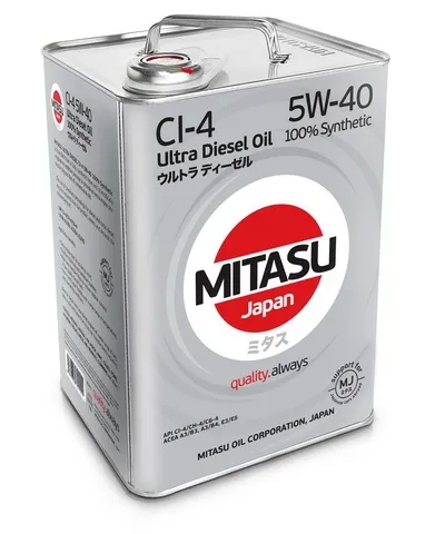 Масло моторное MITASU ULTRA DIESEL 5W-40 6л MJ-212-6