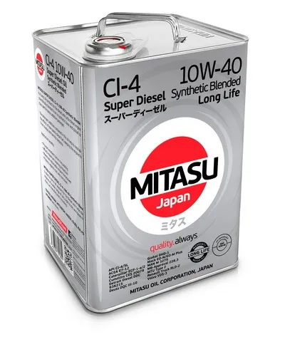 Масло моторное MITASU SUPER DIESEL 10W-40 6л MJ-222-6